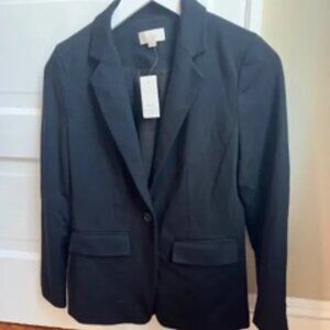 NWT Ann Taylor LOFT Black Blazer 4 petite